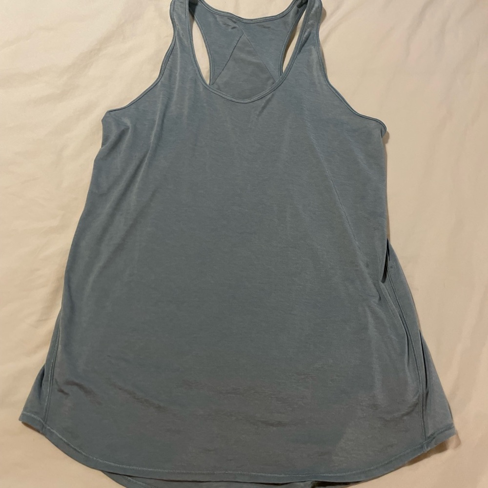 Lululemon, tank, muted teal color, EUC, sz 8